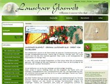 Tablet Screenshot of lauschaer-glaswelt.de